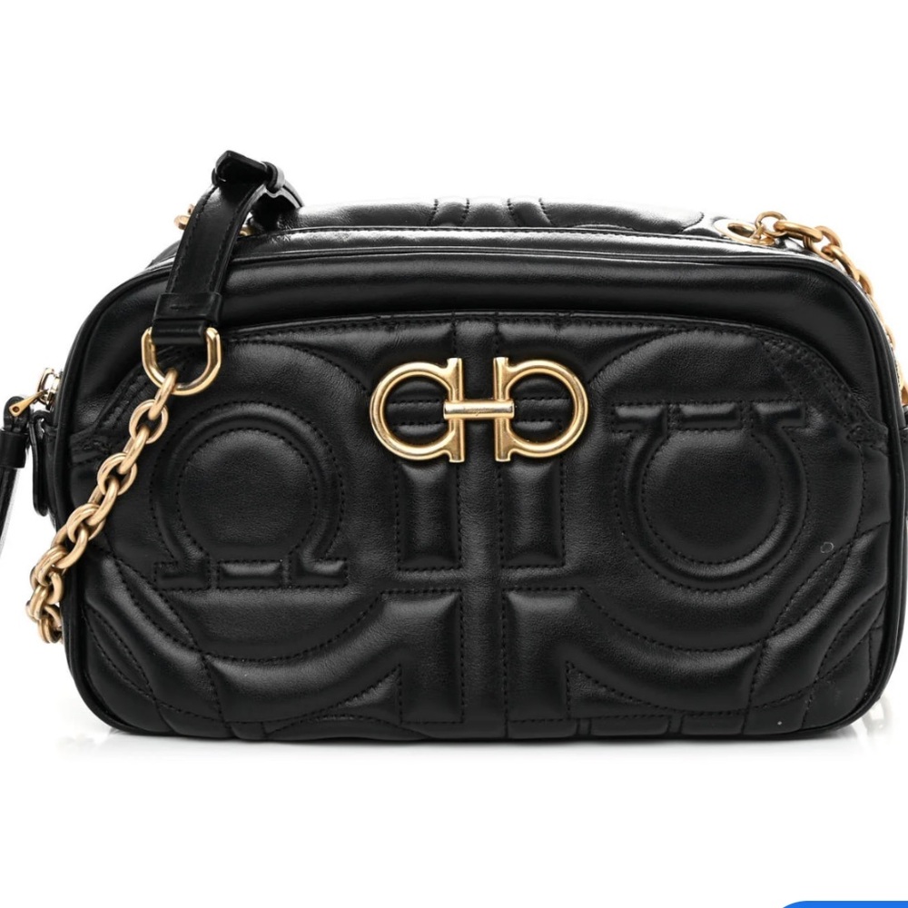 Salvatore Ferragamo Gancini Camera Crossbody Bag - Picture 11 of 12